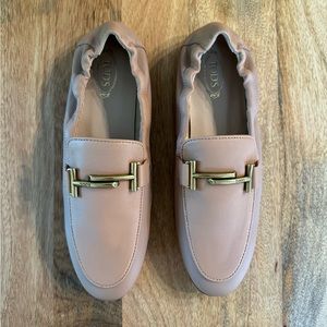 NEW Tod’s Double T Scrunch Loafer in Soft Leather